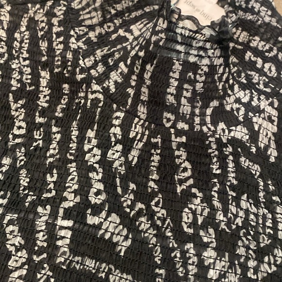 Cinq a Sept Rika Love Note Mini Dress Black NEW - Picture 10 of 12